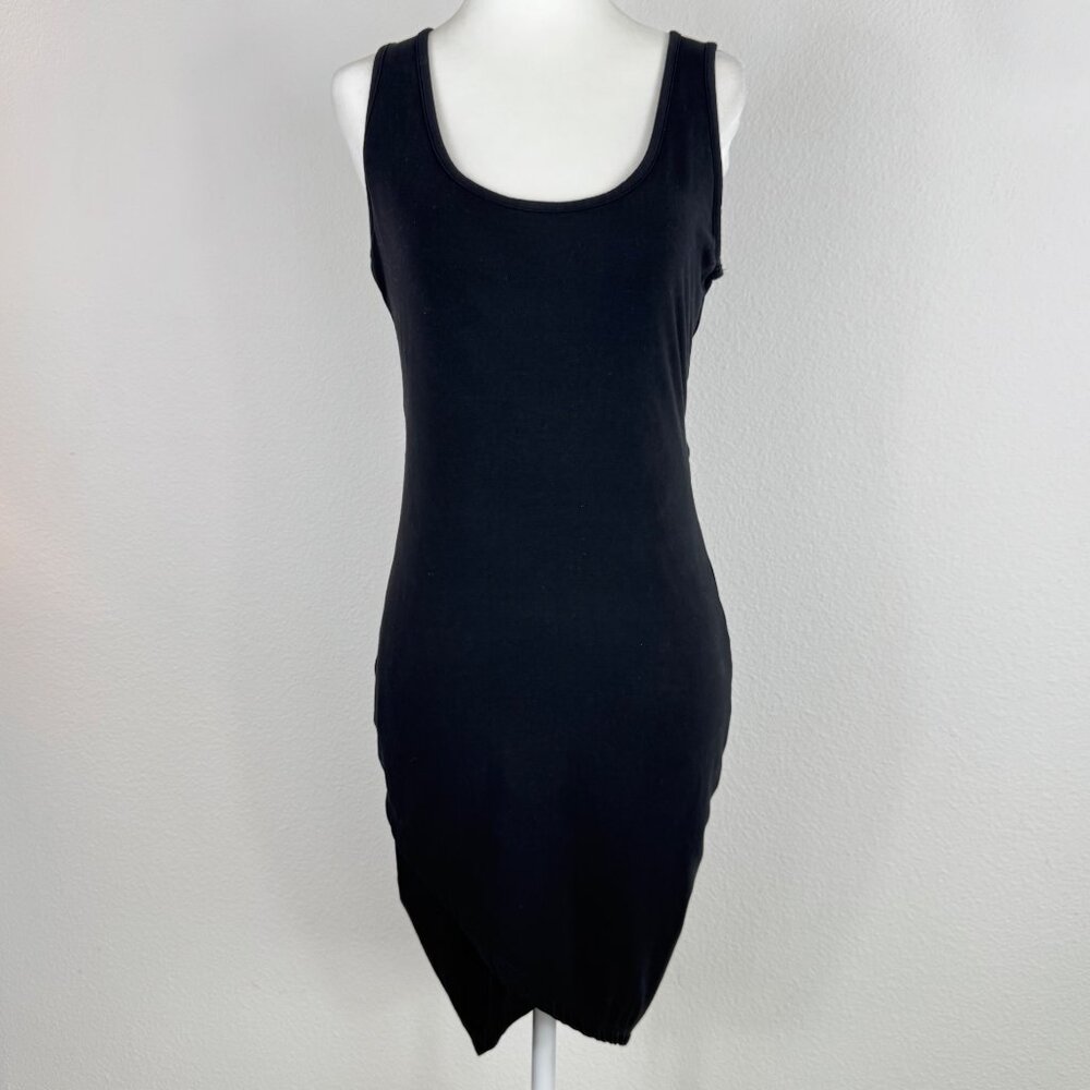 2B Bebe Black Cocktail Dress Size M Cutouts Tank Dress Stretchy